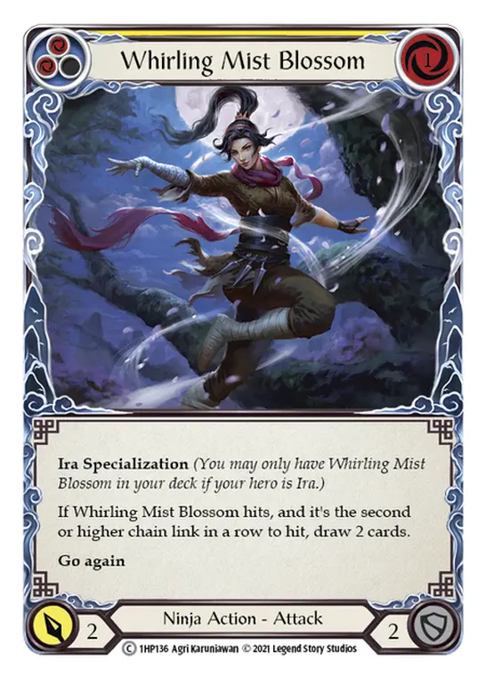 Whirling Mist Blossom — History Pack Vol.1 Flesh and Blood card by Agri Karuniawan