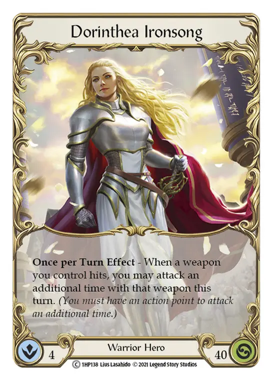 Dorinthea Ironsong — History Pack Vol.1 Flesh and Blood card by Lius Lasahido
