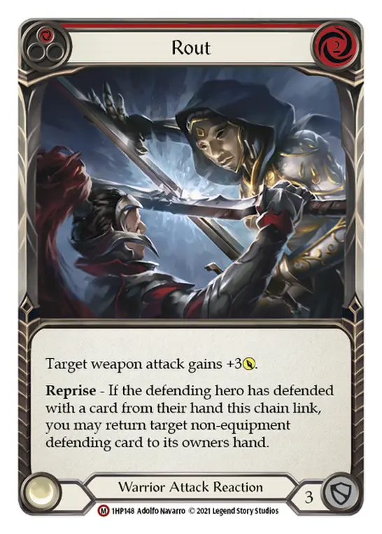 Rout — History Pack Vol.1 Flesh and Blood card by Adolfo Navarro