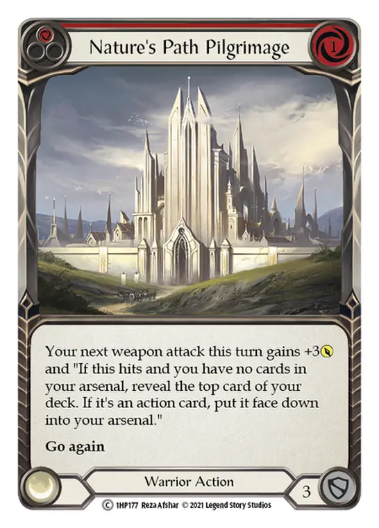 Nature's Path Pilgrimage (Red) — History Pack Vol.1 Flesh and Blood card by Reza Afshar