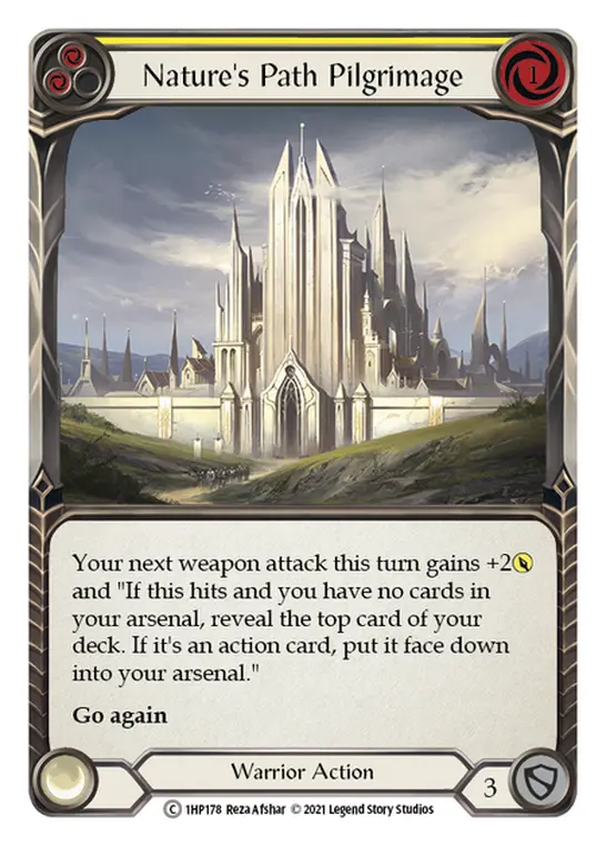 Nature's Path Pilgrimage (Yellow) — History Pack Vol.1 Flesh and Blood card by Reza Afshar