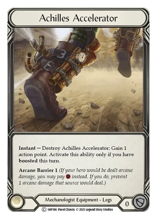 Achilles Accelerator — History Pack Vol.1 Flesh and Blood card by Pavel Chuvin
