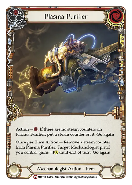 Plasma Purifier — History Pack Vol.1 Flesh and Blood card by Rachel Alderson