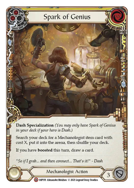 Spark of Genius — History Pack Vol.1 Flesh and Blood card by Alexander Mokhov