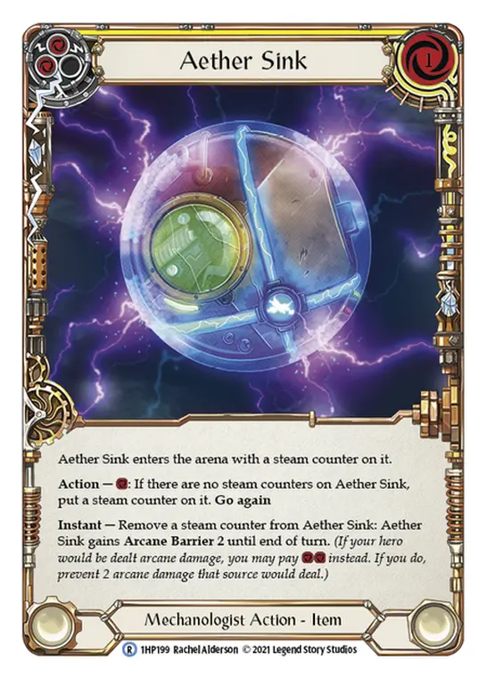 Aether Sink — History Pack Vol.1 Flesh and Blood card by Rachel Alderson