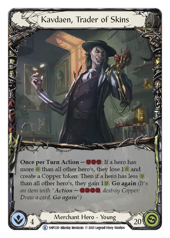 Kavdaen, Trader of Skins — History Pack Vol.1 Flesh and Blood card by Nikolay Moskvin