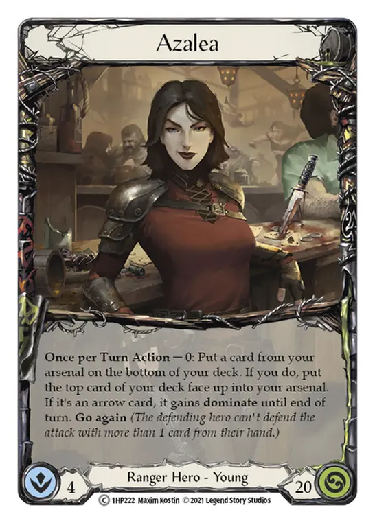 Azalea — History Pack Vol.1 Flesh and Blood card by Max Kostin