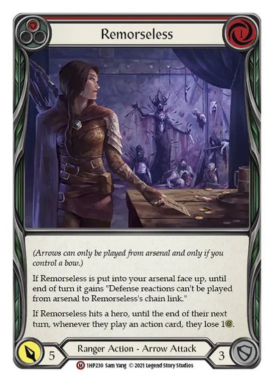 Remorseless — History Pack Vol.1 Flesh and Blood card by Sam Yang