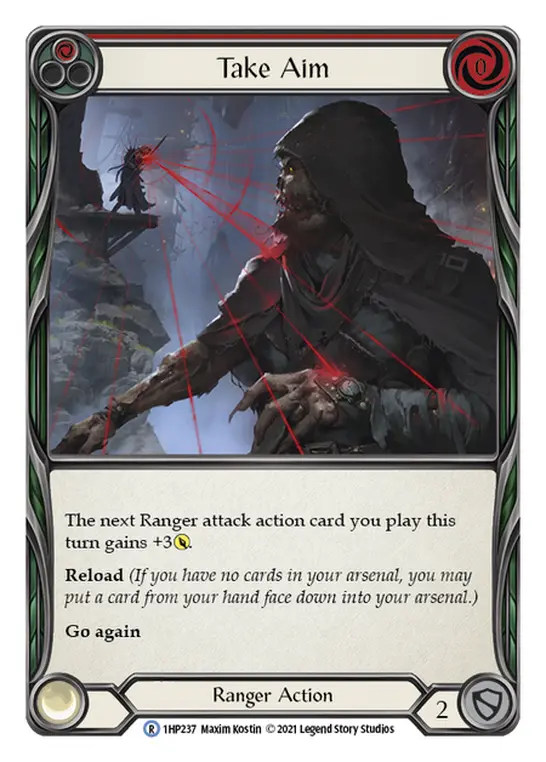 Take Aim (Red) — History Pack Vol.1 Flesh and Blood card by Max Kostin