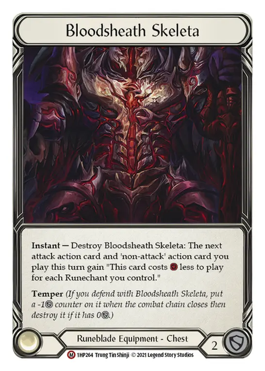 Bloodsheath Skeleta — History Pack Vol.1 Flesh and Blood card by Trung Tin Shinji