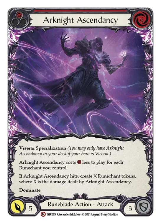 Arknight Ascendancy — History Pack Vol.1 Flesh and Blood card by Alexander Mokhov