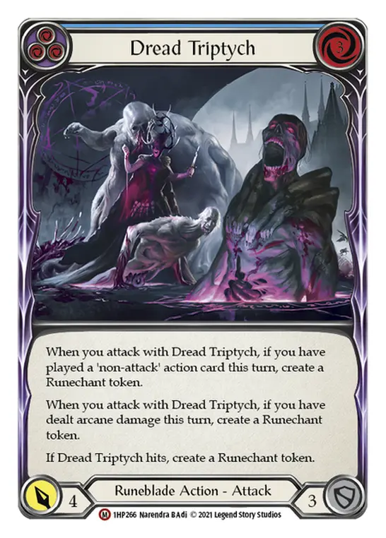Dread Triptych — History Pack Vol.1 Flesh and Blood card by Narendra B Adi
