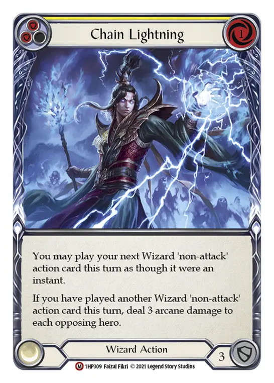 Chain Lightning — History Pack Vol.1 Flesh and Blood card by Faizal Fikri