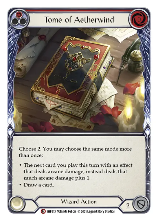 Tome of Aetherwind — History Pack Vol.1 Flesh and Blood card by Yolanda Felicia