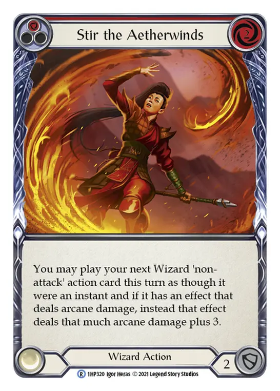 Stir the Aetherwinds (Red) — History Pack Vol.1 Flesh and Blood card by Igor Heras