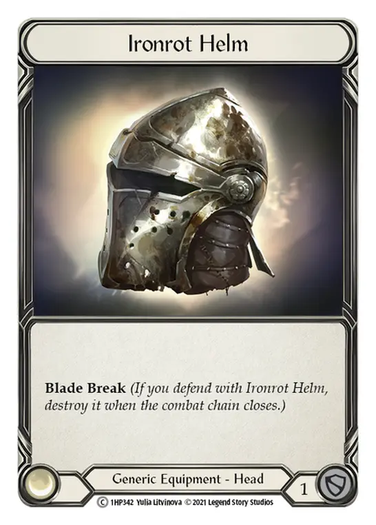 Ironrot Helm — History Pack Vol.1 Flesh and Blood card by Yulia Litvinova