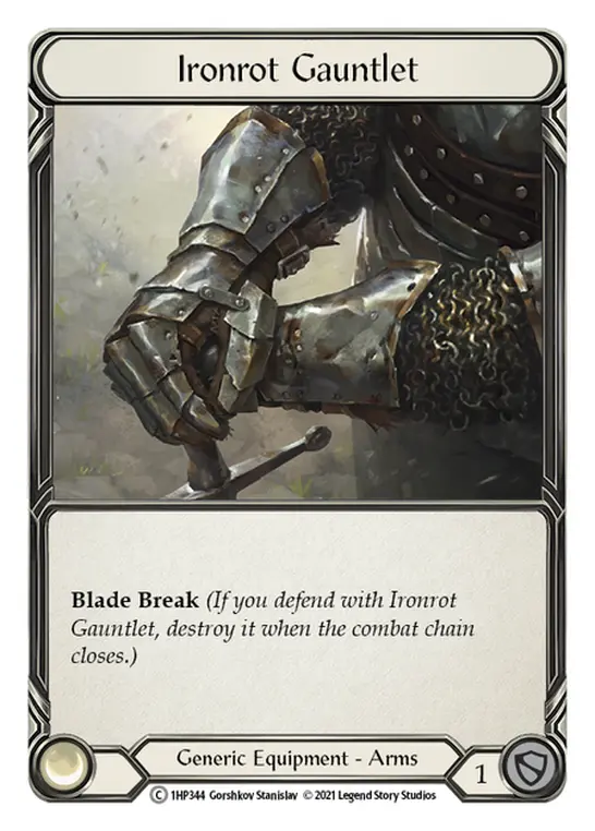 Ironrot Gauntlet — History Pack Vol.1 Flesh and Blood card by Gorshkov Stanislav