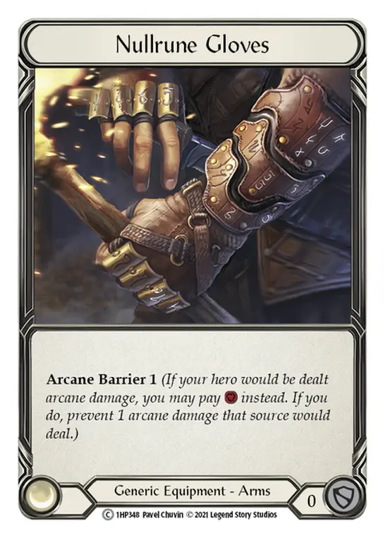 Nullrune Gloves — History Pack Vol.1 Flesh and Blood card by Pavel Chuvin