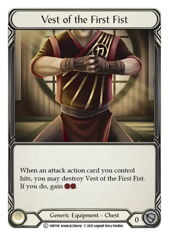 Vest of the First Fist — History Pack Vol.1 Flesh and Blood card by Ironical Ghosty