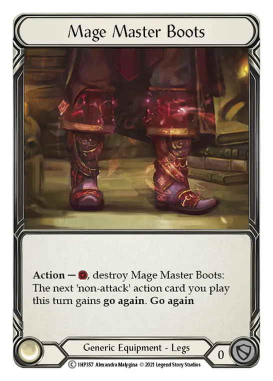 Mage Master Boots — History Pack Vol.1 Flesh and Blood card by Alexandra Malygina