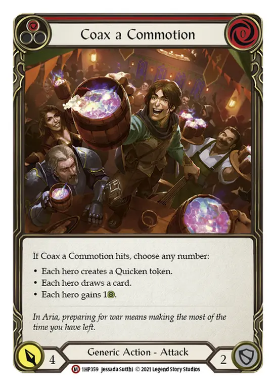 Coax a Commotion — History Pack Vol.1 Flesh and Blood card by Jessada Sutthi