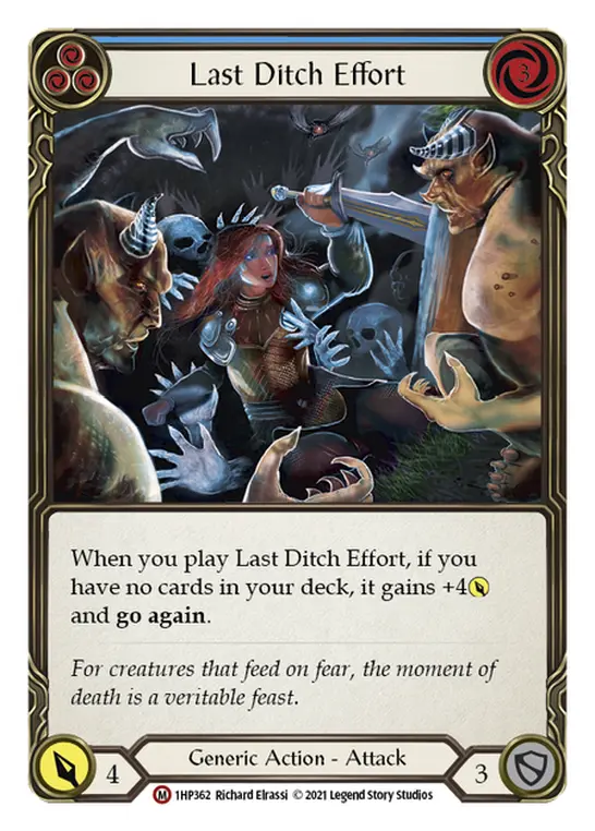 Last Ditch Effort — History Pack Vol.1 Flesh and Blood card by Richard Elrassi