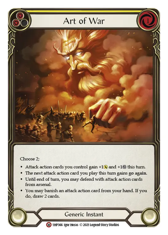 Art of War — History Pack Vol.1 Flesh and Blood card by Igor Heras