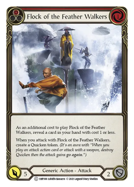 Flock of the Feather Walkers (Red) — History Pack Vol.1 Flesh and Blood card by Adolfo Navarro