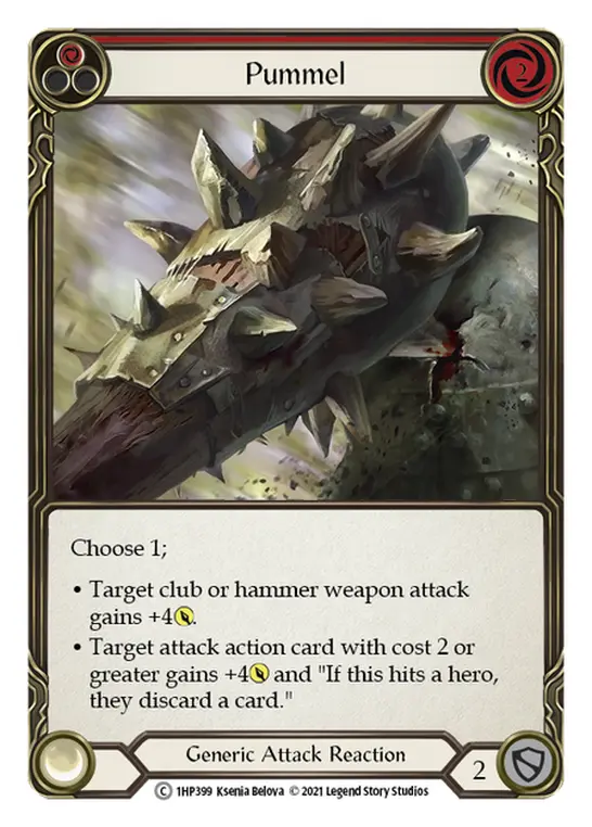Pummel (Red) — History Pack Vol.1 Flesh and Blood card by Ksenia Belova