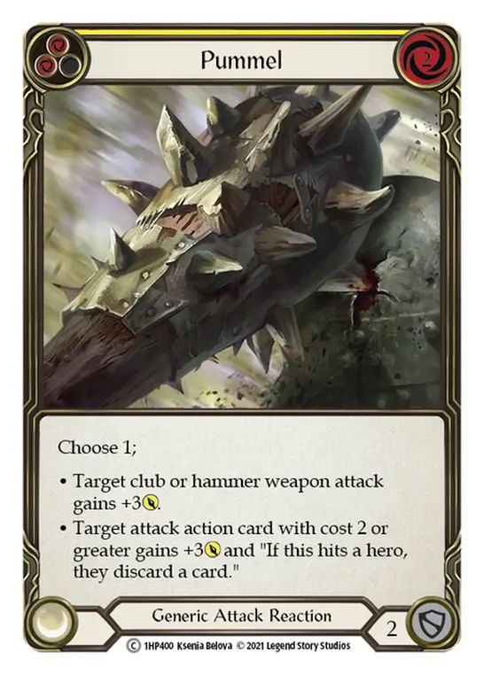 Pummel (Yellow) — History Pack Vol.1 Flesh and Blood card by Ksenia Belova