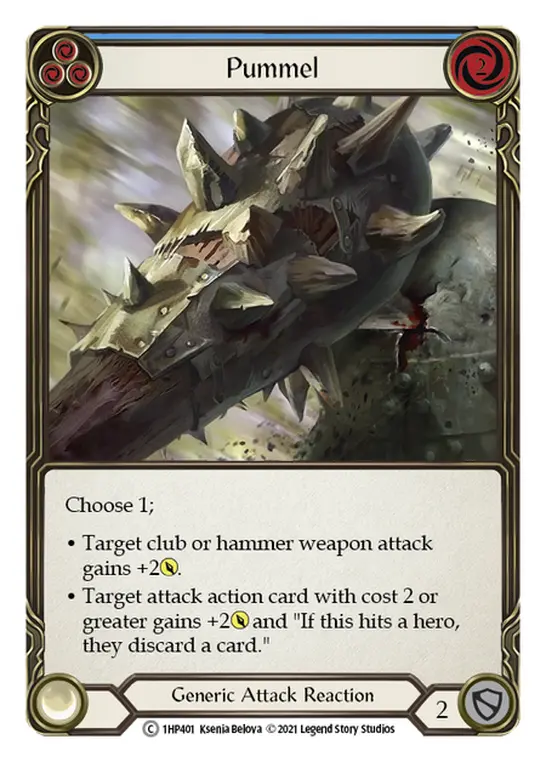 Pummel (Blue) — History Pack Vol.1 Flesh and Blood card by Ksenia Belova