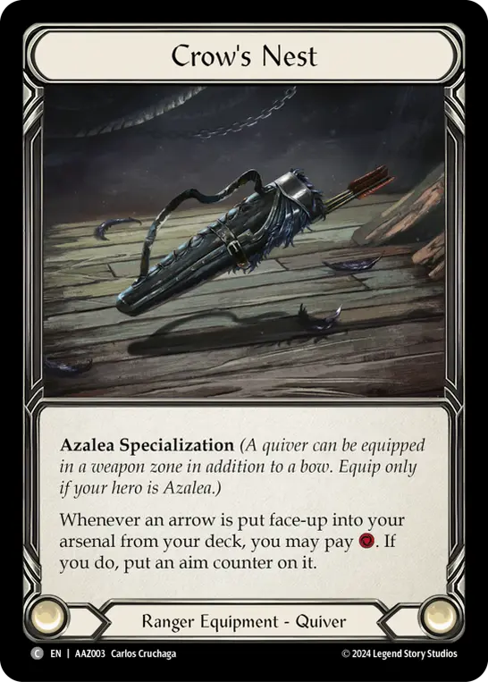 Crow's Nest — Armory Deck: Azalea Flesh and Blood card by Carlos Cruchaga