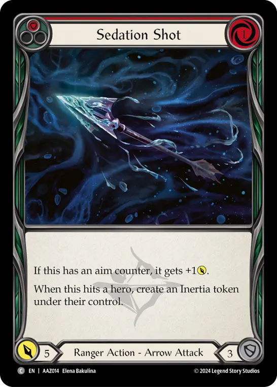 Sedation Shot — Armory Deck: Azalea Flesh and Blood card by Elena Bakulina