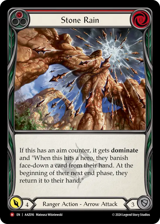 Stone Rain — Flesh and Blood card