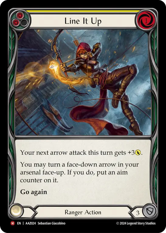 Line It Up — Flesh and Blood card