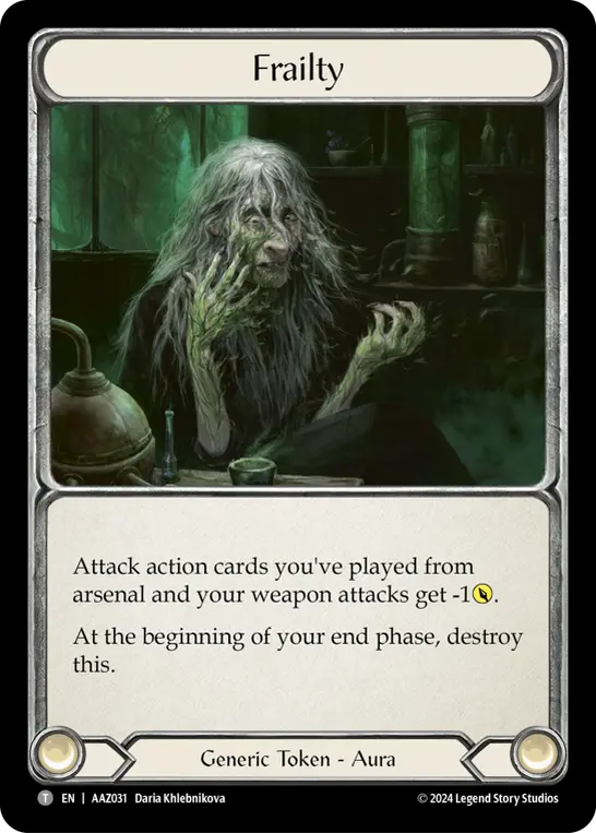 Frailty — Blitz Deck: Outsiders - Arakni