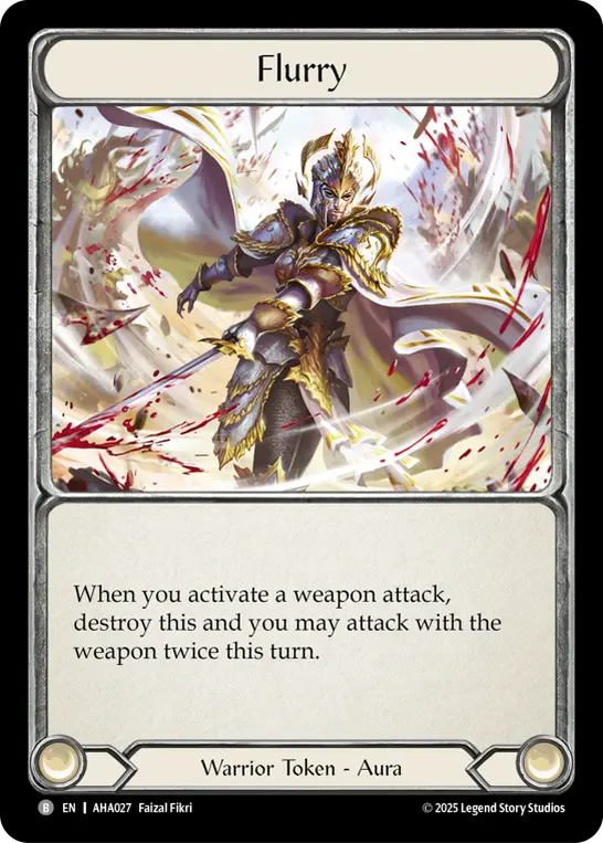 Flurry — Armory Deck Origins: Hala Flesh and Blood card by Faizal Fikri