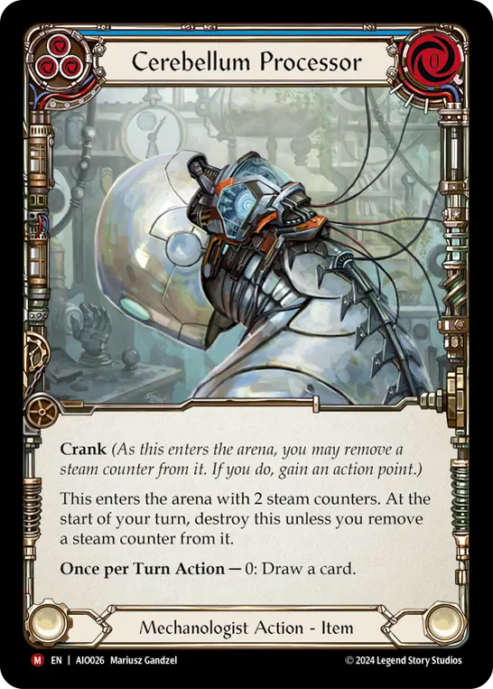 Cerebellum Processor — Flesh and Blood card