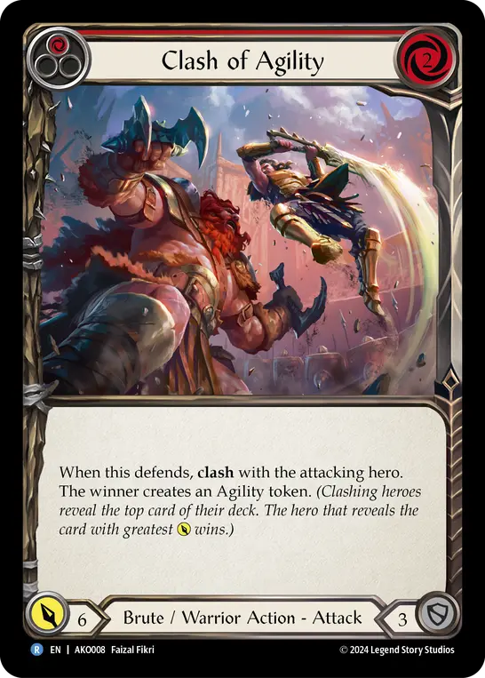 Clash of Agility — Silver Age Chapter 1 Flesh and Blood card by Faizal Fikri