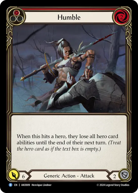 Humble (Red) — Flesh and Blood card