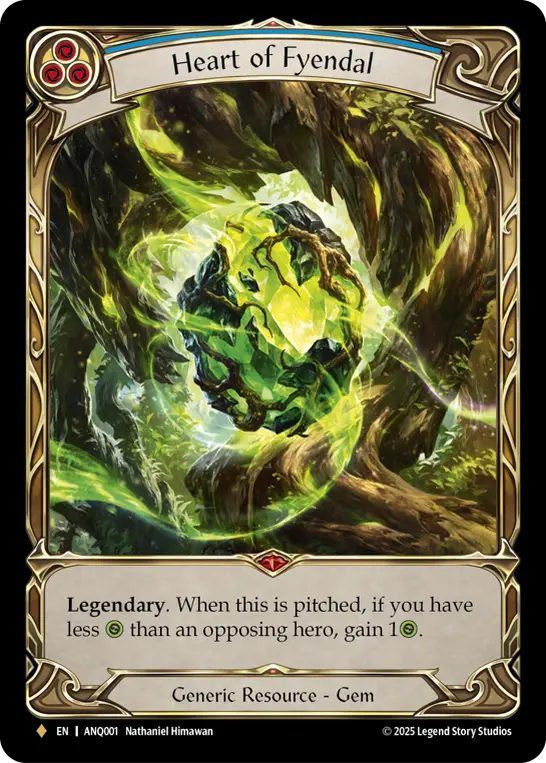 Heart of Fyendal — Compendium of Rathe - Antiquity Pack Flesh and Blood card by Nathaniel Himawan