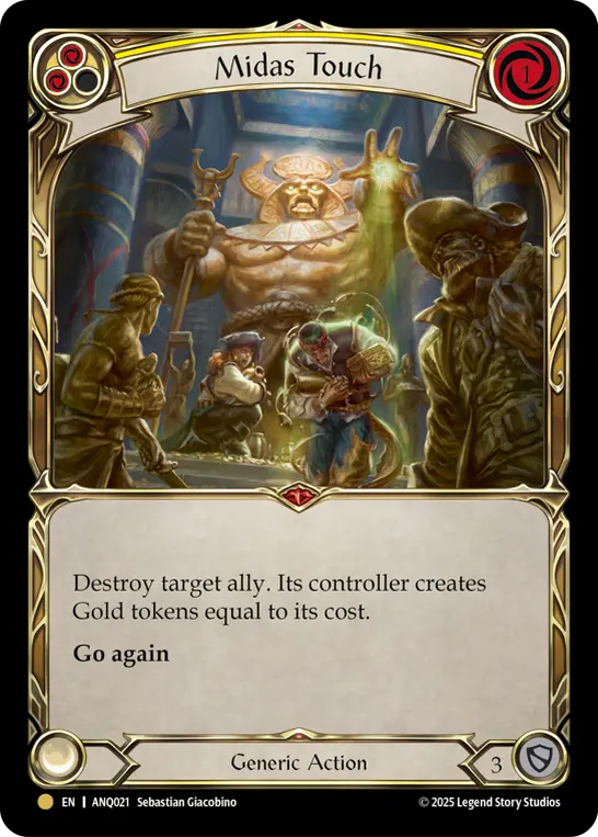 Midas Touch (Yellow) (ANQ021) — Compendium of Rathe - Antiquity Pack