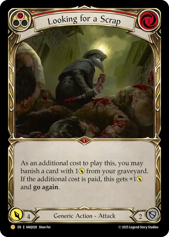 Looking For A Scrap (Red) (ANQ028) — Compendium of Rathe - Antiquity Pack