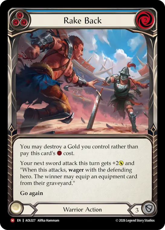 Rake Back — Flesh and Blood card