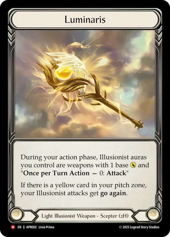 Luminaris — Armory Deck: Legends Prism Flesh and Blood card by Livia Prima