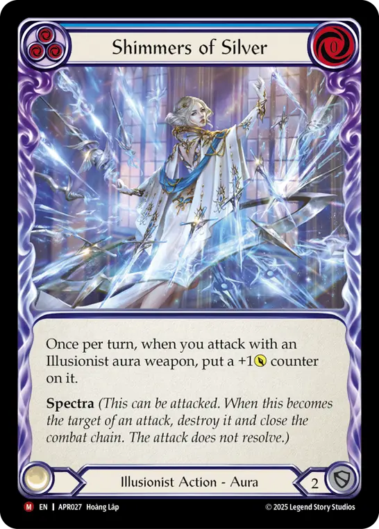 Shimmers of Silver — Flesh and Blood card