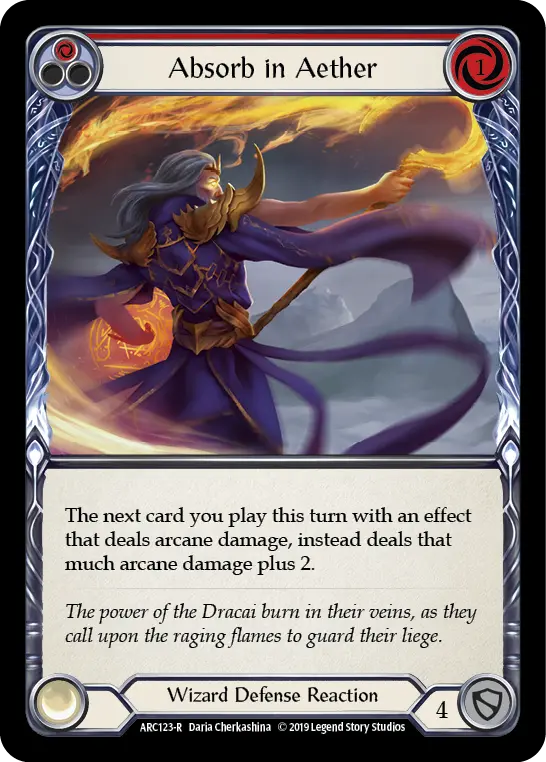 Absorb in Aether (Red) — Arcane Rising