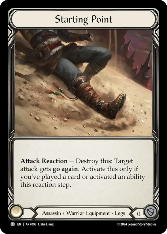 Starting Point — Blitz Deck: The Hunted - Arakni Flesh and Blood card by Lizhe Liang