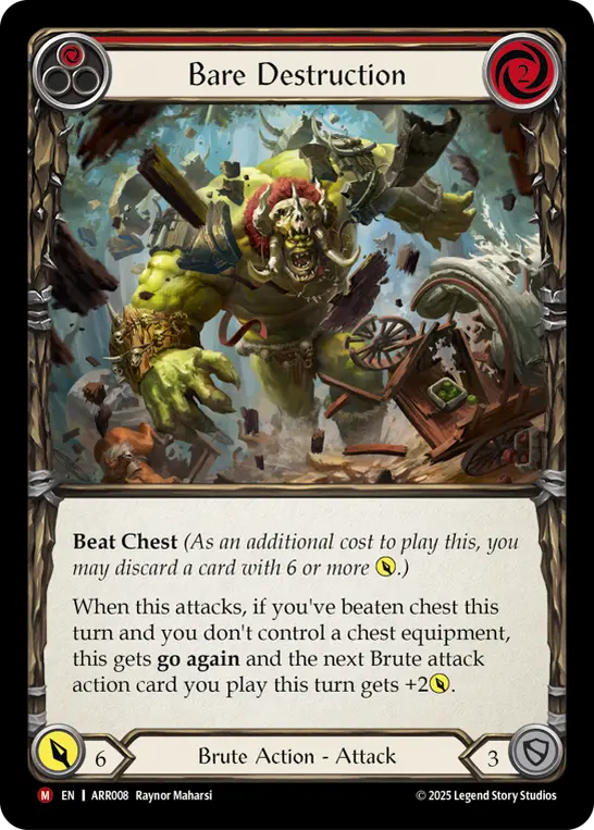Bare Destruction — Flesh and Blood card