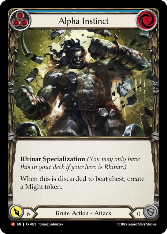 Alpha Instinct — Flesh and Blood card